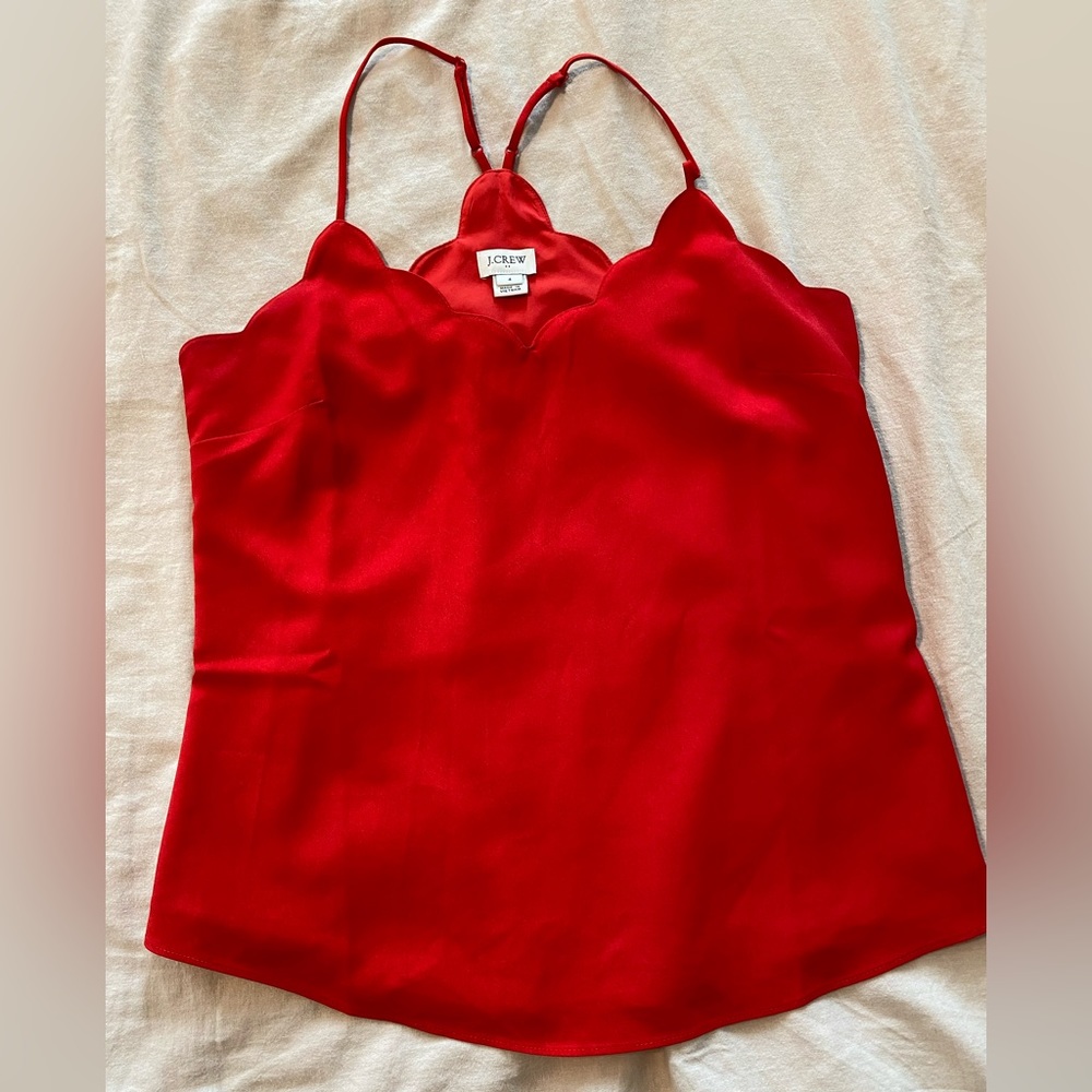 J. Crew Scalloped Top